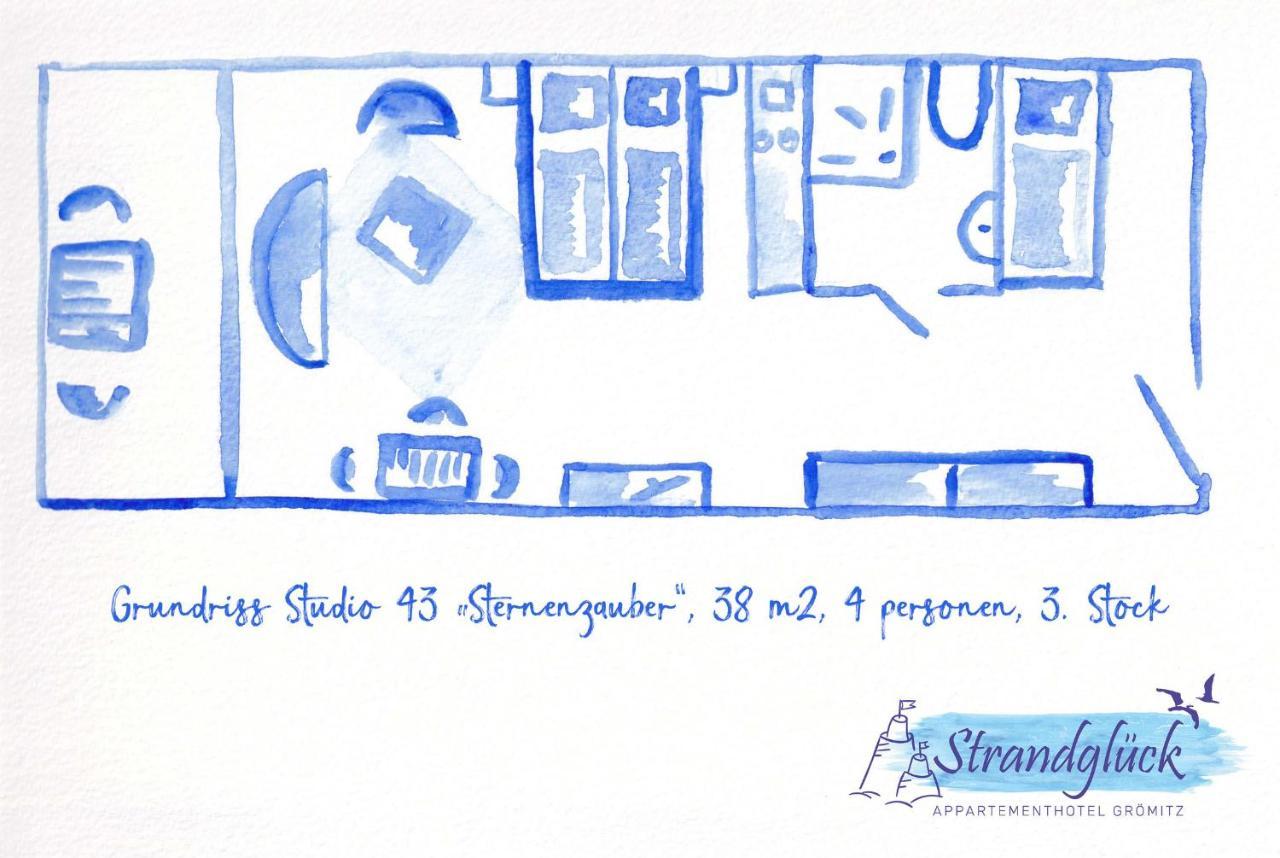 Studio 43 "Sternenzauber" Apartment Gromitz Bagian luar foto
